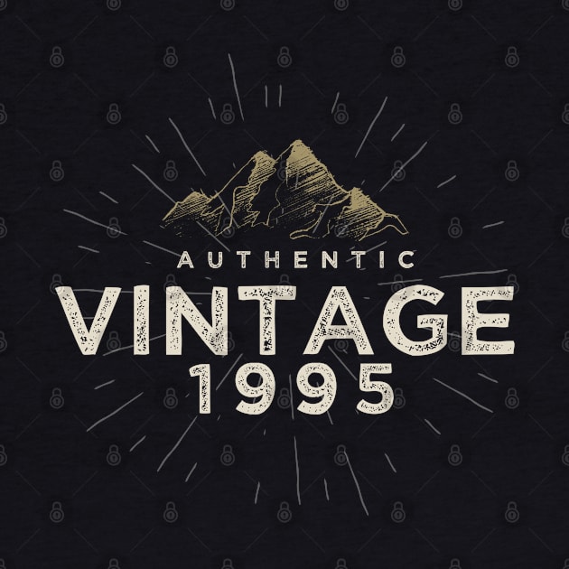 Authentic Vintage 1995 Birthday Design by DanielLiamGill